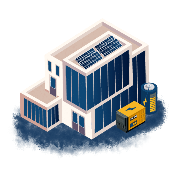 commercial power storage